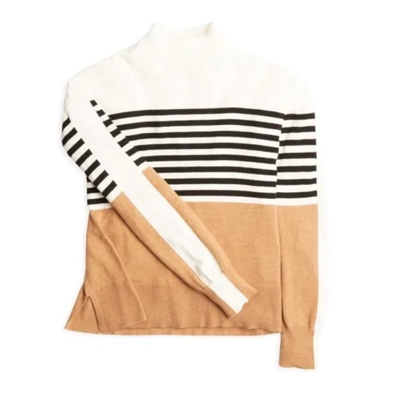 COURT & ROWE Stripe Colorblock Sweater - Picture 3 of 10